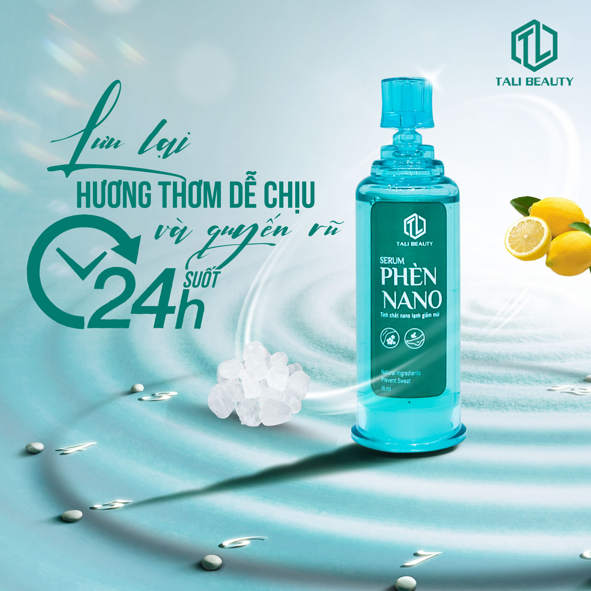 Serum Phèn Nano khử mùi hôi cơ thể