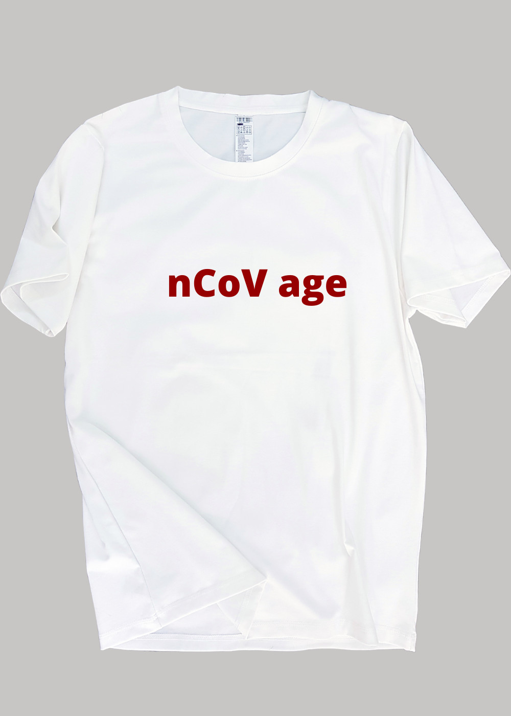 Áo thun nam nữ 80% Cotton White07