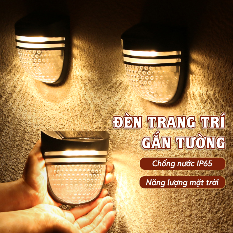 Đèn trang trí năng lượng mặt trời Bán nguyệt, tích kiệm điện, bóng siêu sáng, chống thấm nước - DA3077