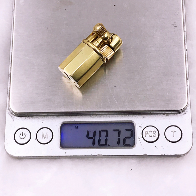 Vỏ Hột Quẹt Bật Lửa Xăng Đá Mini Đồng Z65 Thiết Kế Đẹp Độc Lạ Màu Vàng Trơn - Dùng Xăng Bấc Đá Cao Cấp