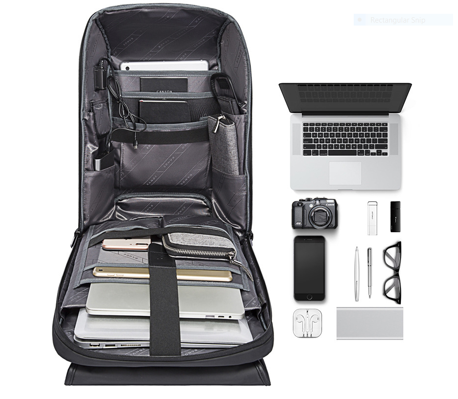 Balo nam thời trang tích hợp chống trộm chống nước cao cấp phong cách châu âu