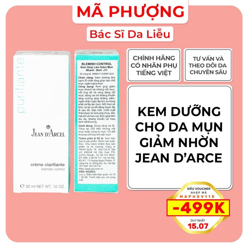 Kem giúp làm giảm mụn nhanh Blemish Control Jean D’Arcel 30ml