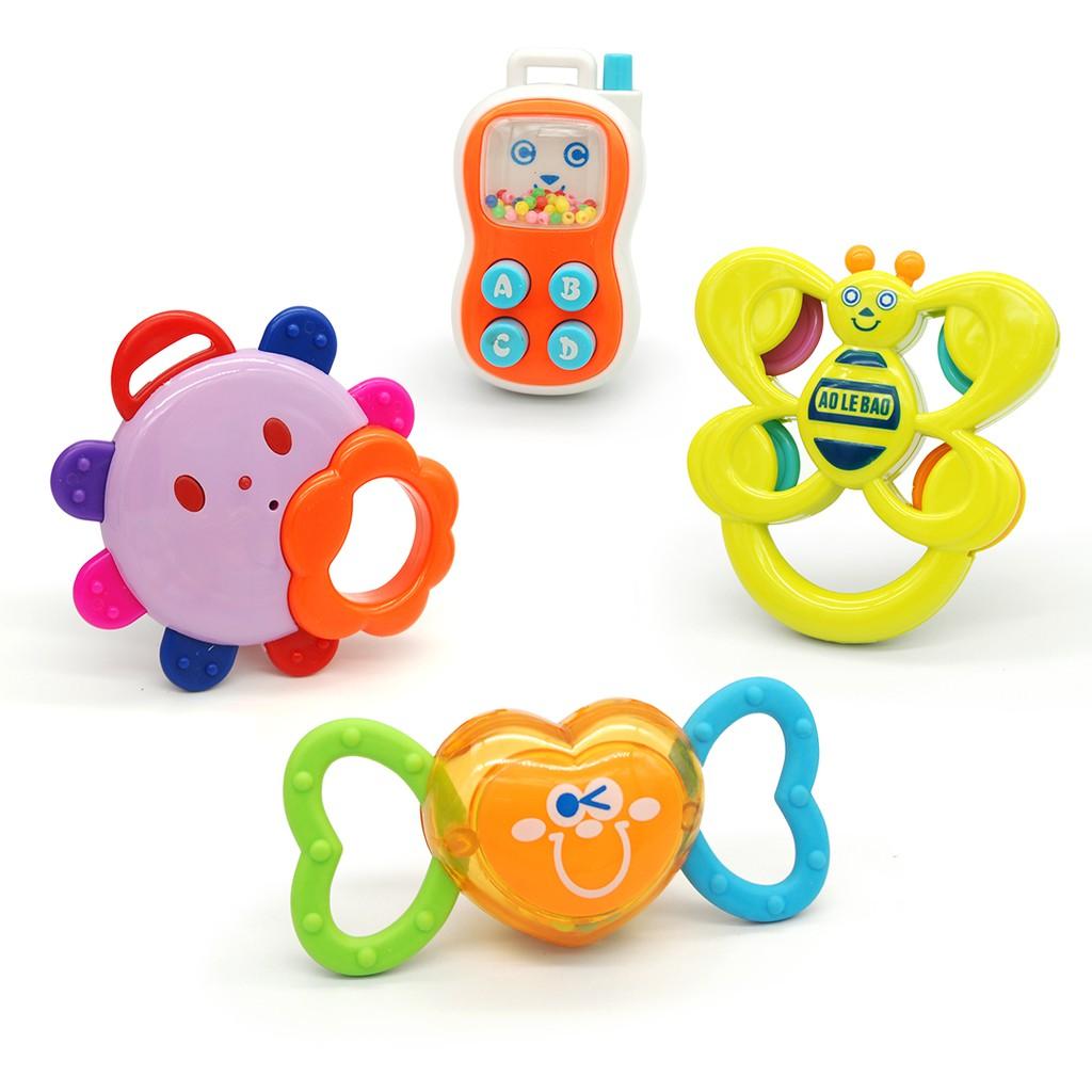 COMBO: 4 ĐỒ CHƠI DỄ THƯƠNG CHO TRẺ