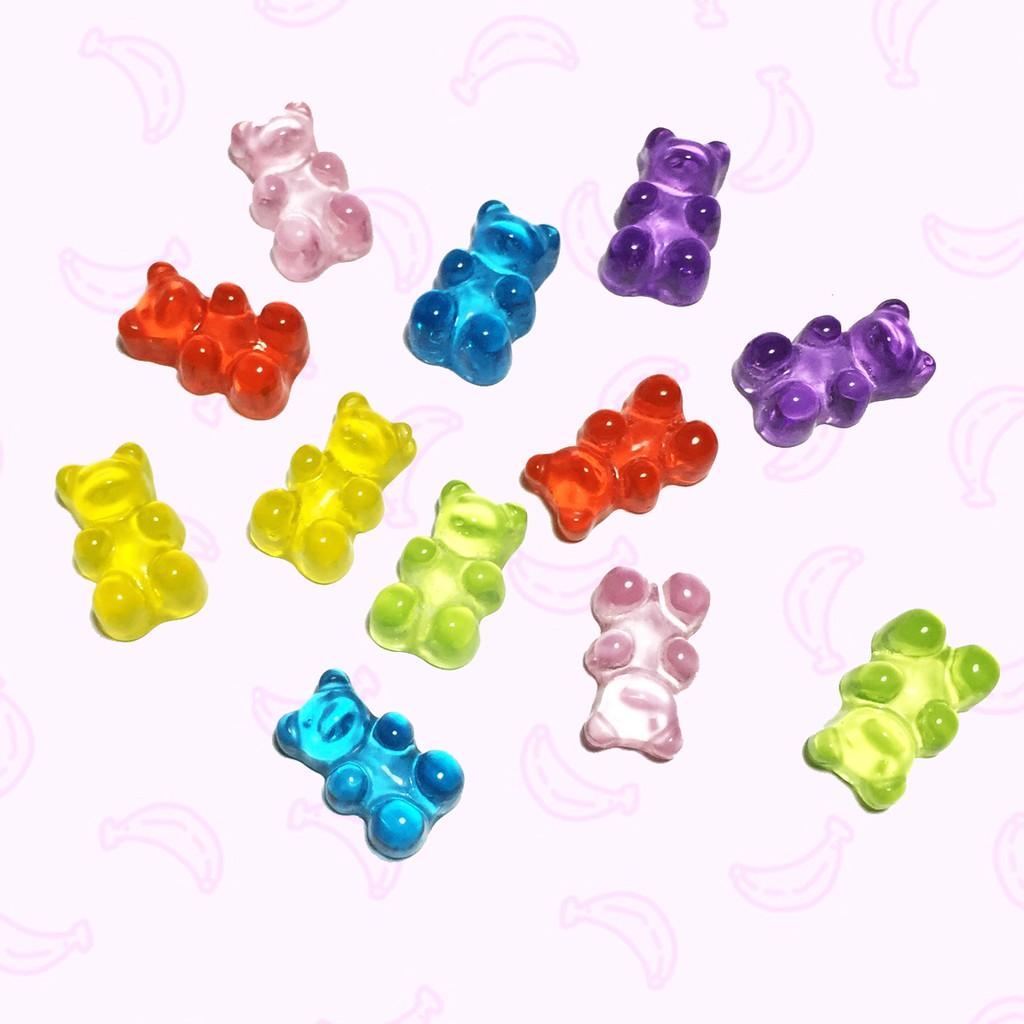 Charm Gummy gấu kẹo dẻo làm slime quà tặng trang trí