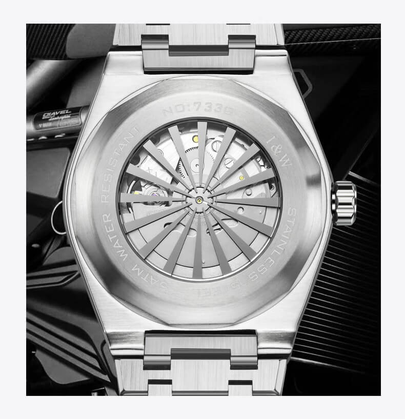Đồng hồ nam chính hãng IW CARNIVAL IW711G-6 Kính sapphire ,chống xước,Chống nước ,Bảo hành 24 tháng,Máy cơ ,dây cao su cao cấp