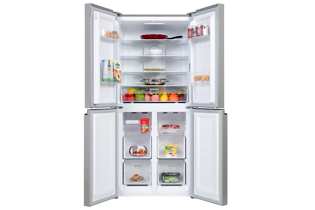 Hình ảnh Tủ Lạnh Sharp Inverter 420 Lít SJ-FX420VG-BK 4 Cánh - Hàng chính hãng (chỉ giao HCM)