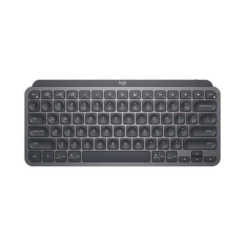 Bàn phím Logitech không dây MX Keys Mini xám (USB-C/Bluetooth) Hàng chính hãng