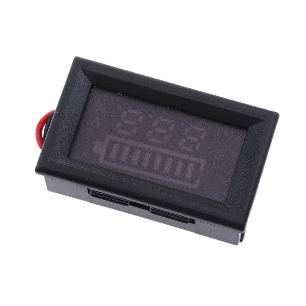 12V  LED  Indicator  Battery  Capacity  Tester  Meter  Voltmeter  for