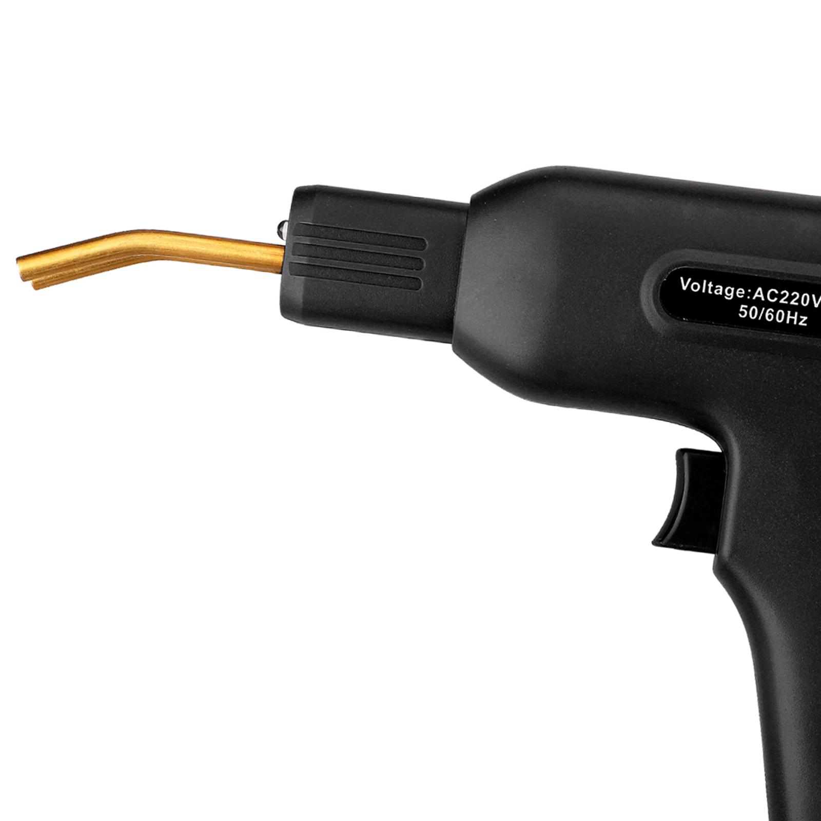 Car Bumper Handy Hot Stapler Welder Gun Wave Flat Staple Garage Tool Black