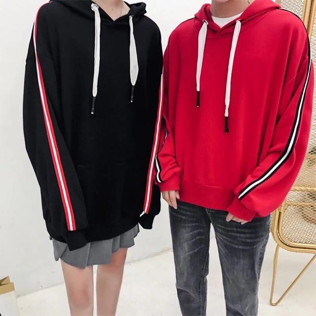 Áo hoodie sọc kẻ