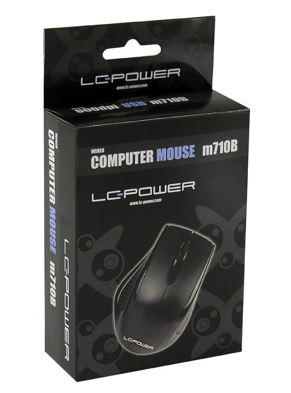 Chuột LC-Power Office Mice M710B Đen (LC-M701B-F) - Hàng chính hãng