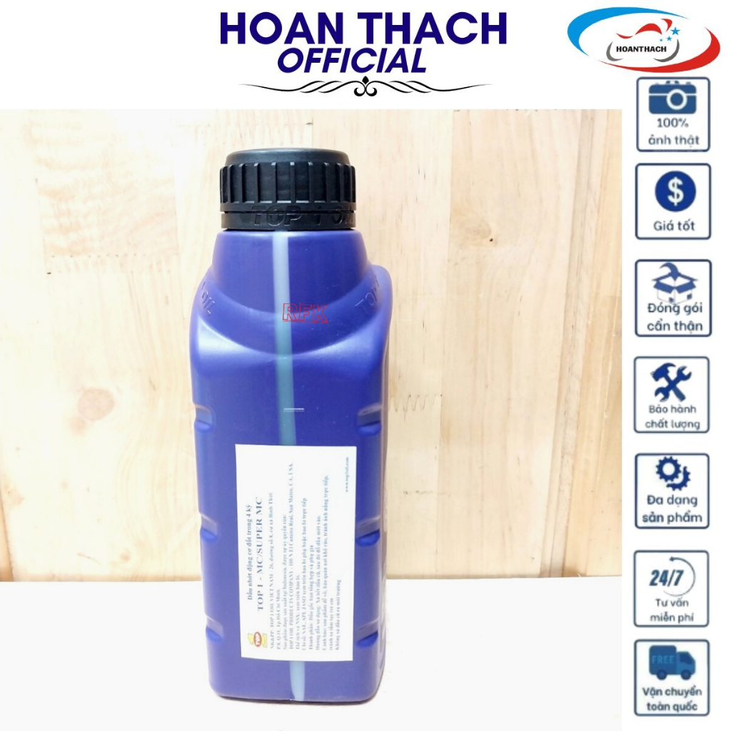 Nhớt Xe Số Cao Cấp Top 1 Mc Sae 20W50 0.8L ( Chai Nhựa Xanh Tím ) HOANTHACH SP019571