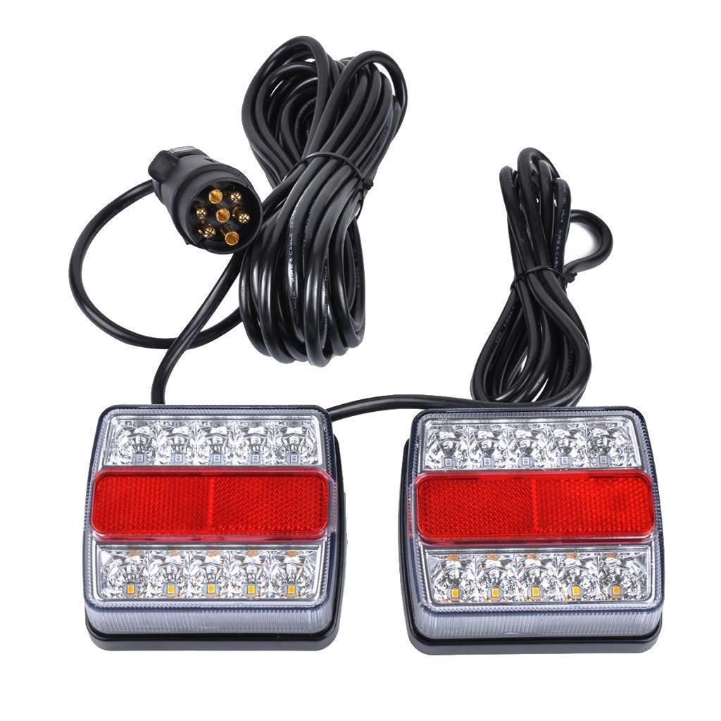 12V WATERPROOF SUBMERSIBLE LED TRAILER LIGHTS STOP/INDICATOR/TAIL LIGHT KITS