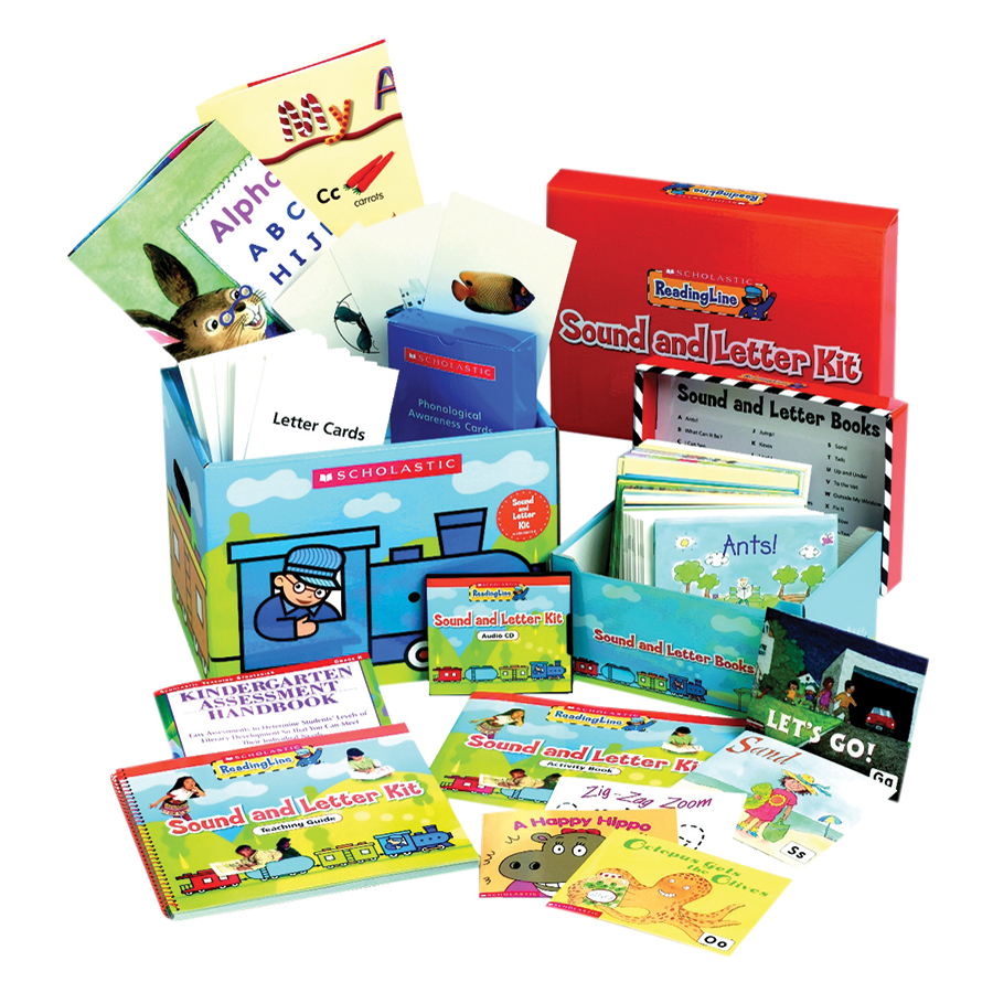 [Hàng thanh lý miễn đổi trả] Scholastic ReadingLine Sound and Letter Kit (Include 26 Books)