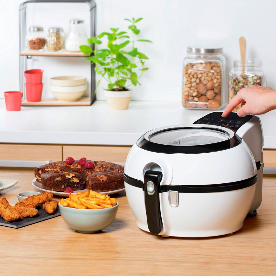 Nồi chiên xào không dầu Tefal FZ7600 (Hàng nhập khẩu) + Tặng  1 chổi quét dầu