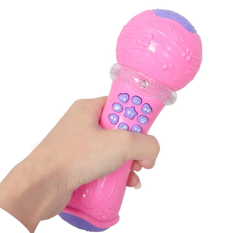 Phong cách mới nhất dành cho trẻ em mô phỏng thay đổi âm thanh micrô khuếch đại micrô karaoke giáo dục sớm máy học câu chuyện câu đố cho trẻ sơ sinh và trẻ nhỏ