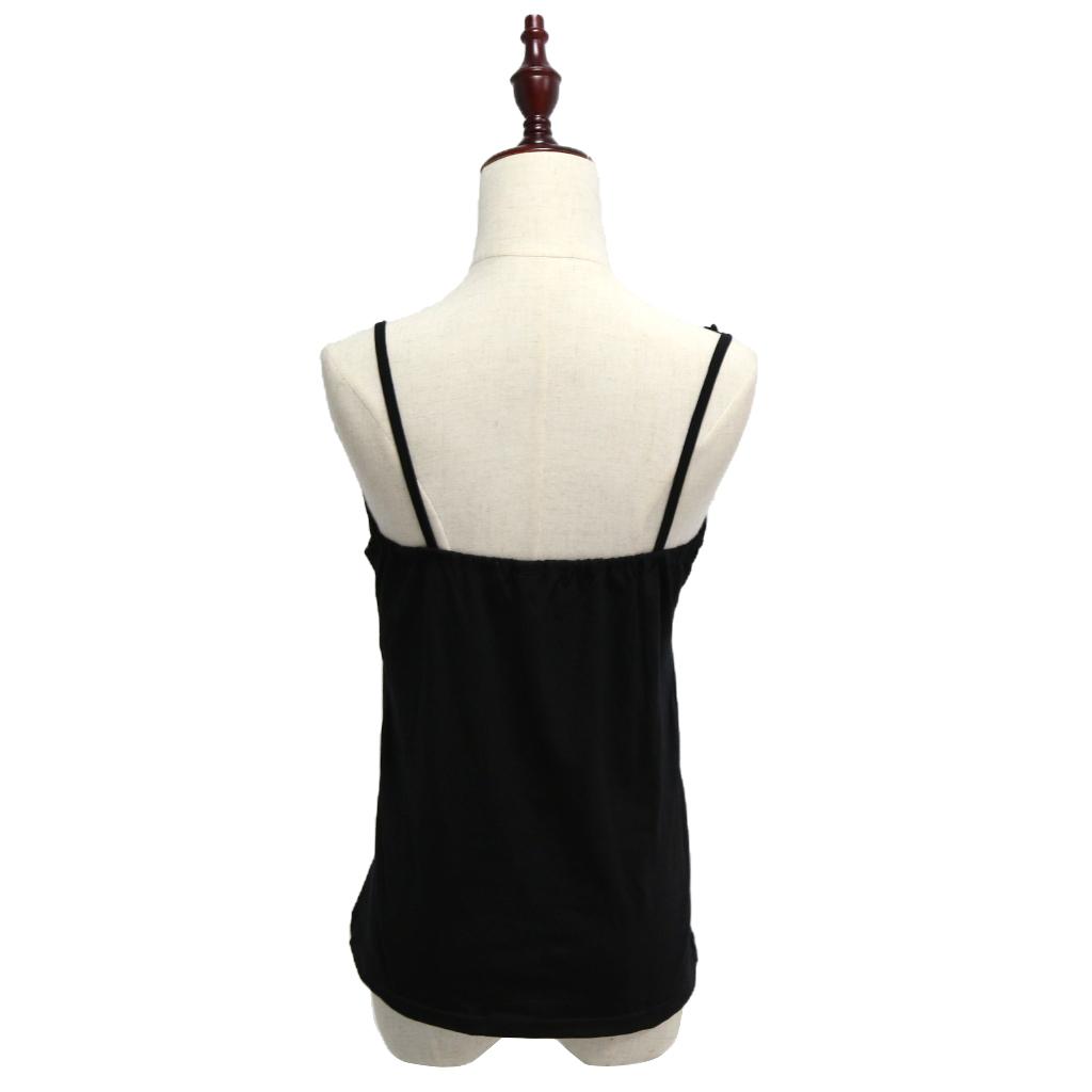 Girls Ladies Women Cotton Tank Tops Sleeveless Lace Vest Blouse Crop Top