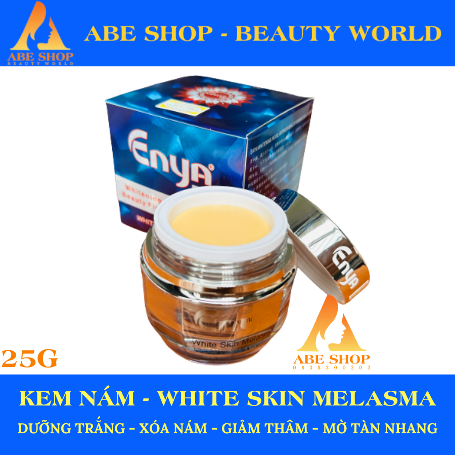 KEM ENYA MELASMA - NÁM - TÀN NHANG - MỤN THÂM CAO CẤP - WHITENING PEARL ANTIRICH BEAUTY FIRMING SKIN CREAM 25G