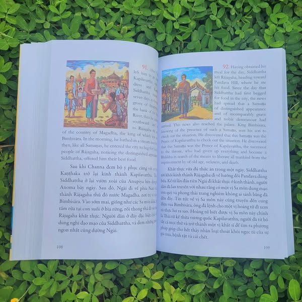 Sách - Cuộc Đời Đức Phật Thích Ca - Truyện tranh song ngữ - Vĩnh Nghiêm Books
