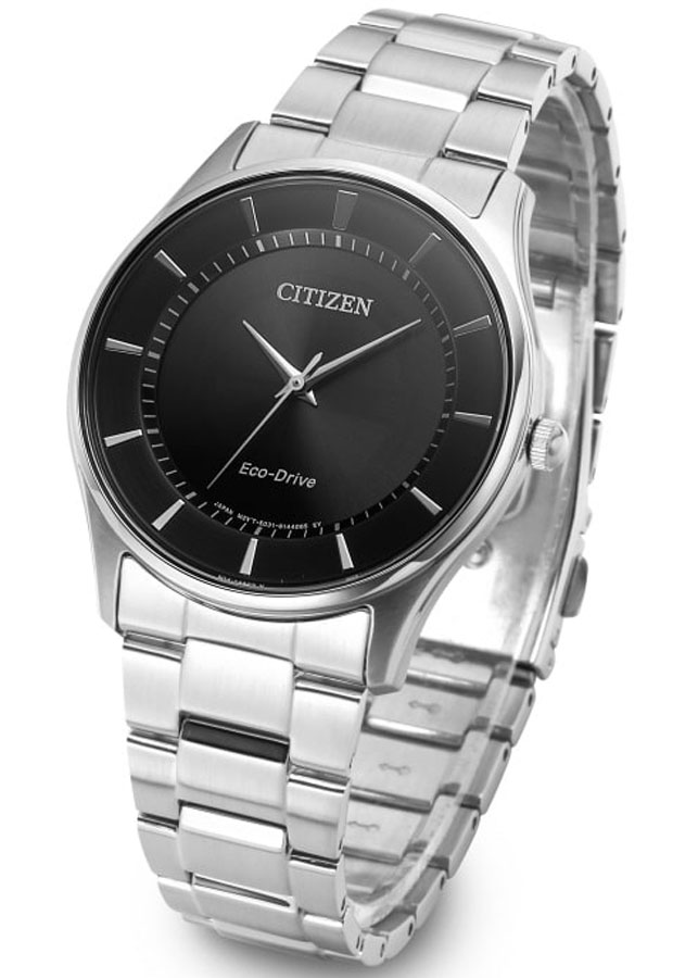 Đồng Hồ Nam Citizen Dây Thép Không Gỉ BJ6481-58E - Mặt Đen