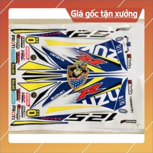 Tem rời axelo trắng xanh 2019