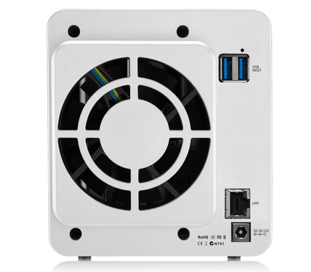 Bộ lưu trữ mạng NAS TerraMaster F2-210 Quad-core CPU, RAM 1GB, 2 khay ổ cứng RAID 0,1,JBOD,Single - Hàng chính hãng