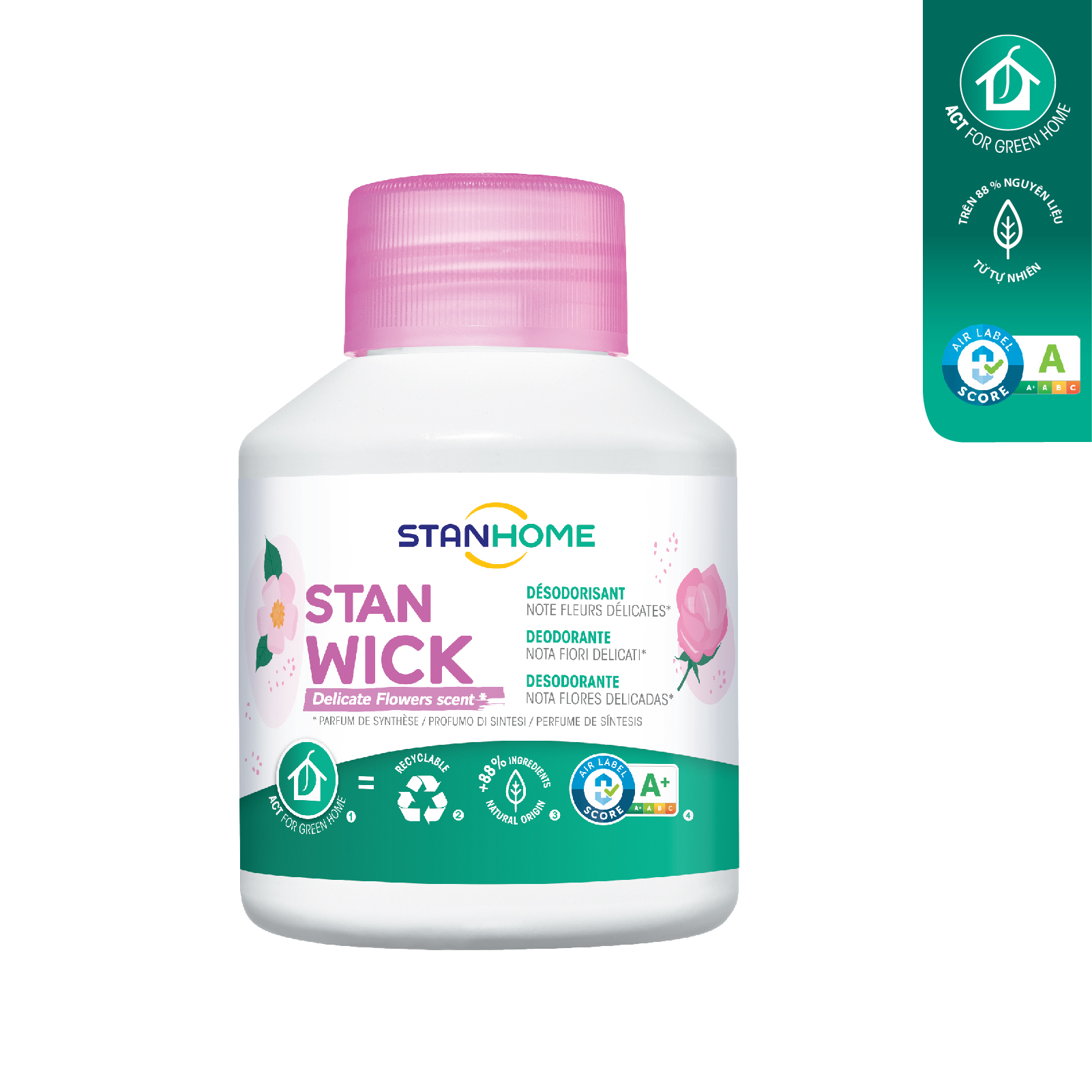 Sáp thơm khử mùi Stanhome Stan wick 250ml