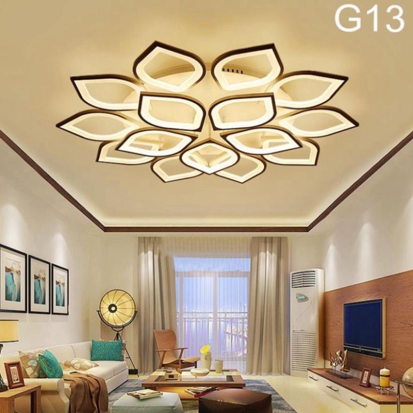 Đèn LED Mâm Ốp Trần MN022 , LED trang trí Phòng Khách, Đèn ốp trần phòng nghỉ - 3 cách thức Sáng DT HQ