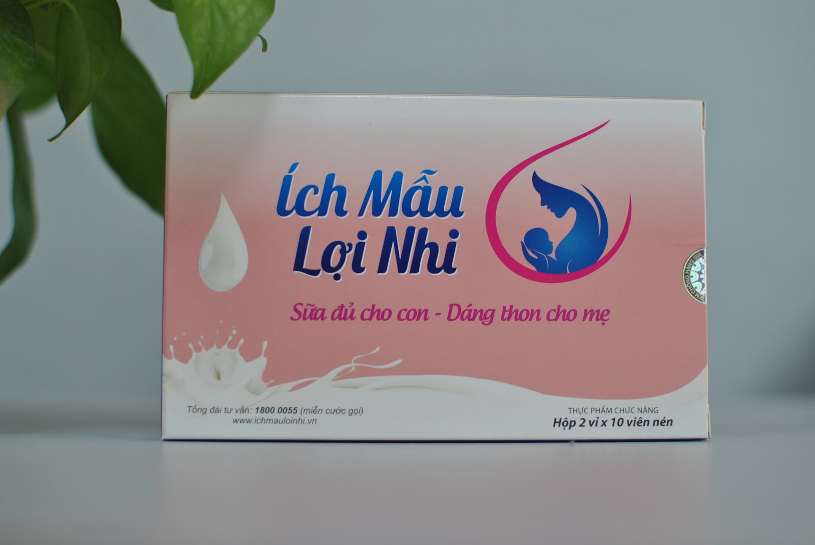 Thực Phẩm Bảo Vệ Sức Khoẻ ÍCH MẪU LỢI NHI - Hỗ Trợ Tăng Số Lương Và Chất Lượng Sữa Mẹ (Hộp 20 viên)