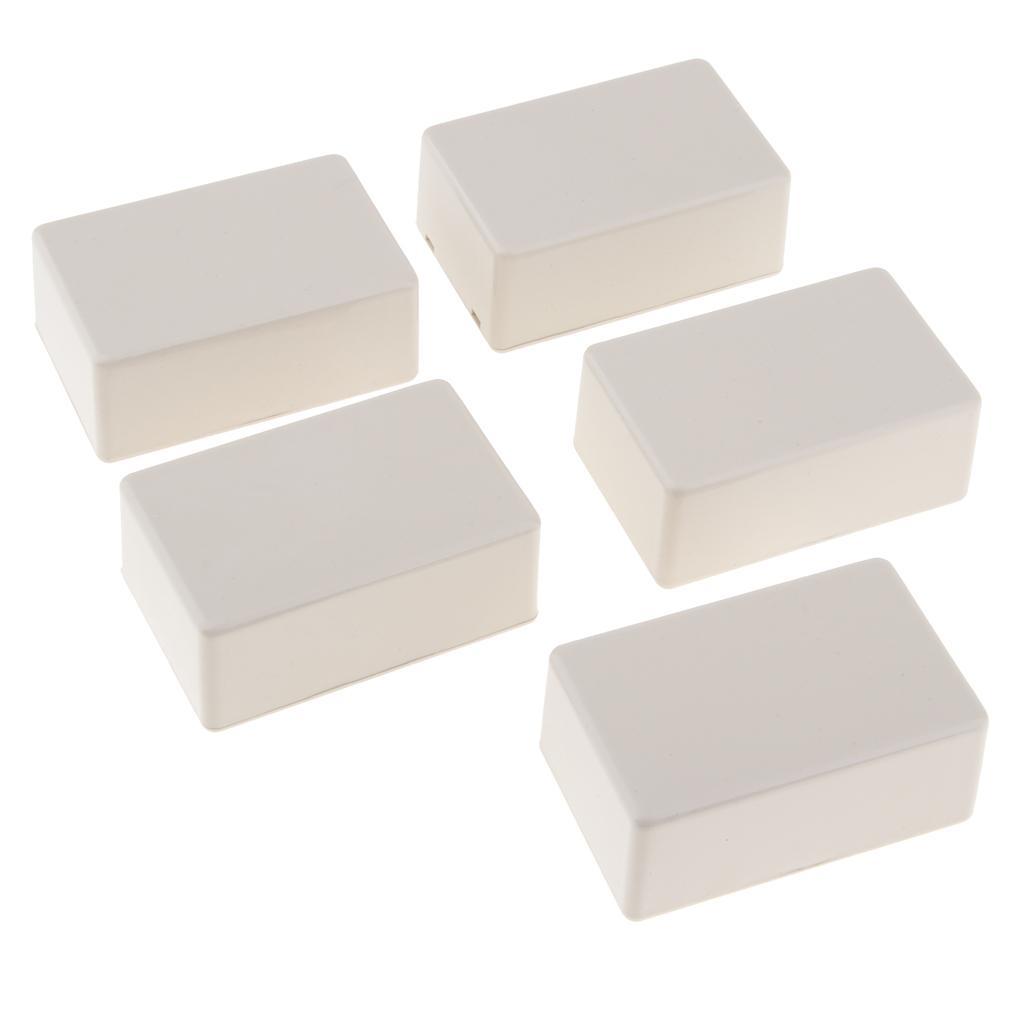 5Pack Plastic Electronics wiring Enclosure Junction Box instruments Case