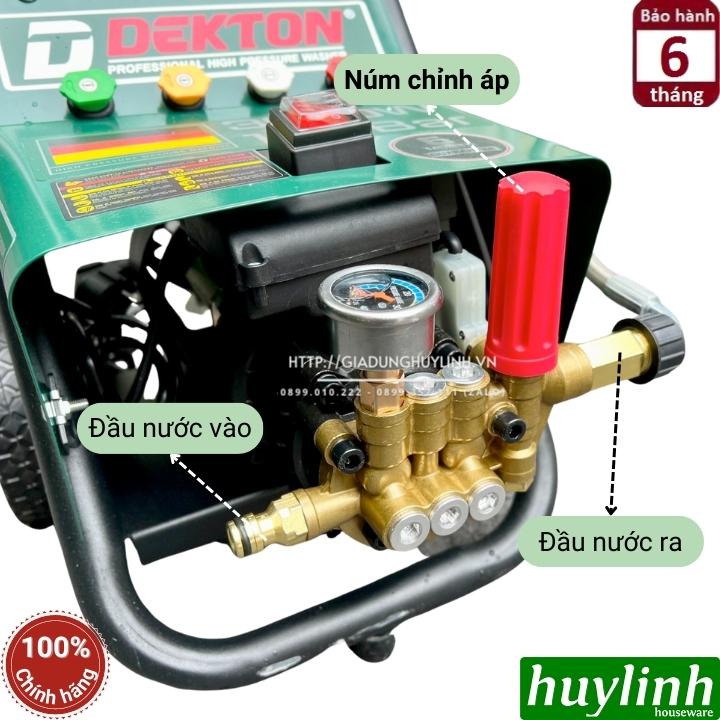 [Chống giật] Máy xịt rửa xe chỉnh áp Dekton CWR3000A - Công suất 3000W - Hàng chính hãng