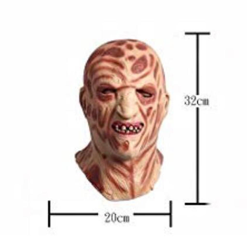 Scary Halloween Masks Horrible Mask - Creepy Zombie Monster Latex Mask Costume for Adults