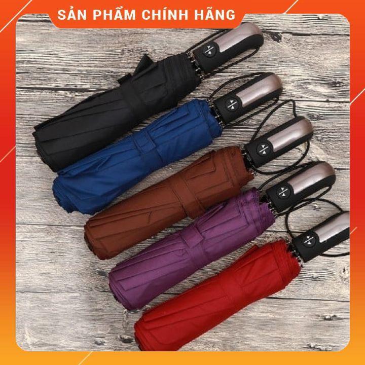 Ô dù 10 nan đóng mở bằng nút bấm chống tia UV Hasu