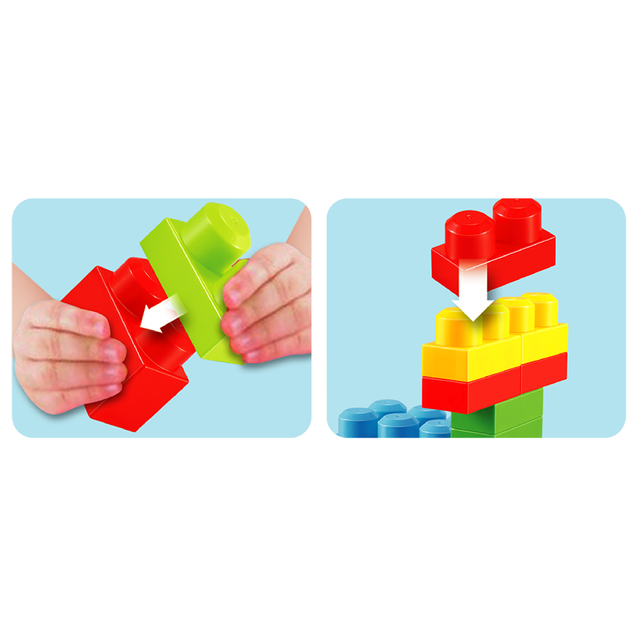Đồ chơi lắp ráp Tinitoy First Block xe ô tô 313T-33A