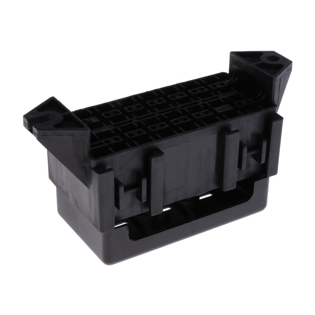Car Motorcycle Electric Cars 14 Way Medium Relay Fuse Box Holder Assembly With Terminals
