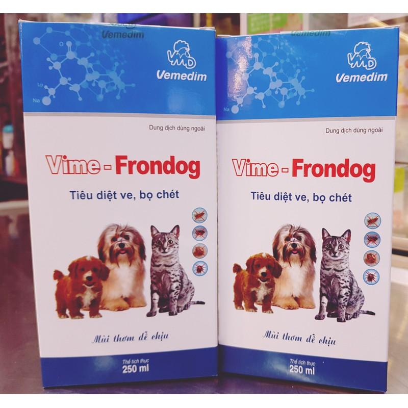 Thuốc xịt ve rận cho chó mèo Vime Frondog