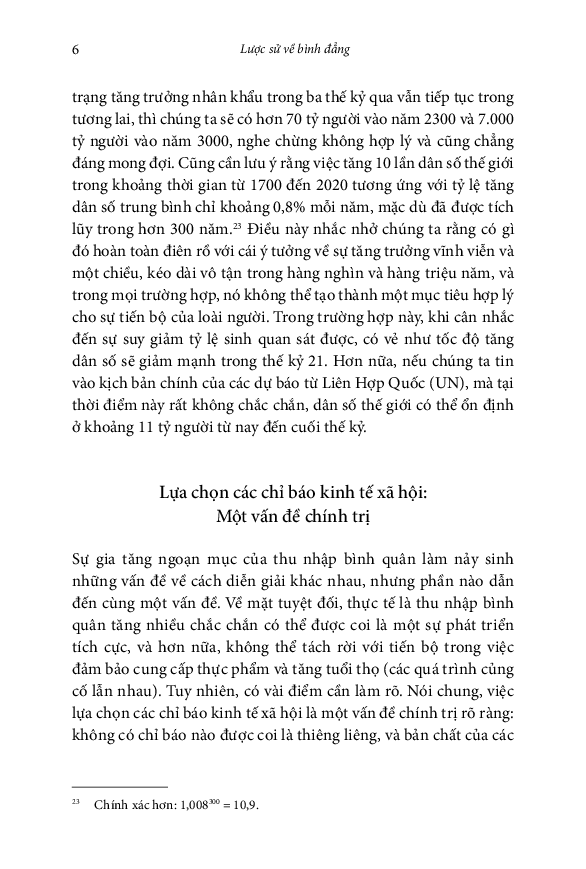Lược Sử Về Bình Đẳng