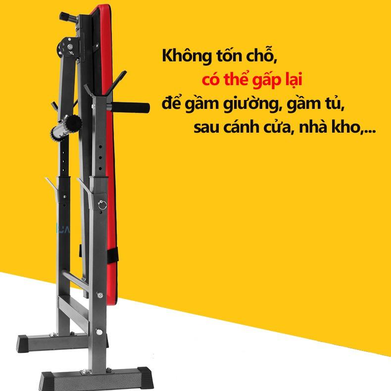 OT301ghế tập tạ đa năng ghế gập bụng ghê tập gym tạ đẩy ghế tạ đòn thiết bị thể thao có thể gấp gọn tiện lợi nhanh chóng