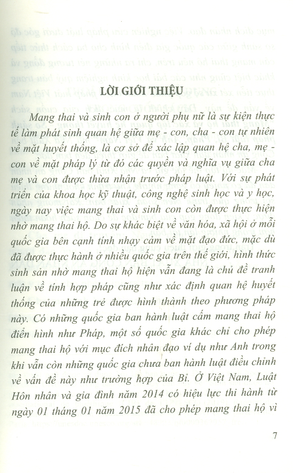 Mang Thai Hộ Và Xác Lập Quan Hệ Huyết Thống So Sánh Pháp Luật Bỉ, Pháp, Anh Và Việt Nam