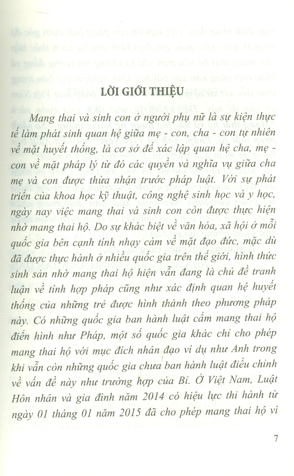 Mang Thai Hộ Và Xác Lập Quan Hệ Huyết Thống So Sánh Pháp Luật Bỉ, Pháp, Anh Và Việt Nam (Sách chuyên khảo)