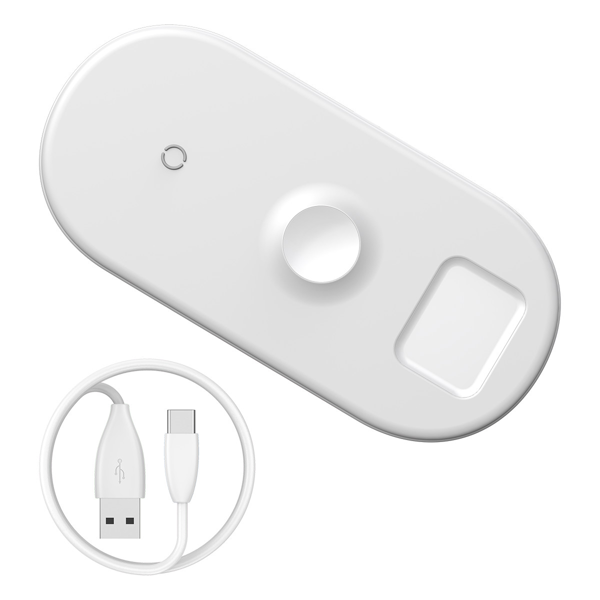 Đế Sạc Không Dây Di Động Baseus 3 Trong 1 Dành Cho Apple iPhone / Apple Airpods / Apple Watch - Hàng Chính Hãng