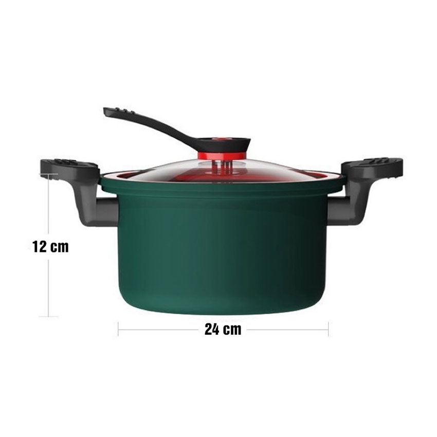 Nồi áp suất mini đa năng 24cm dung tích 3.5 lít