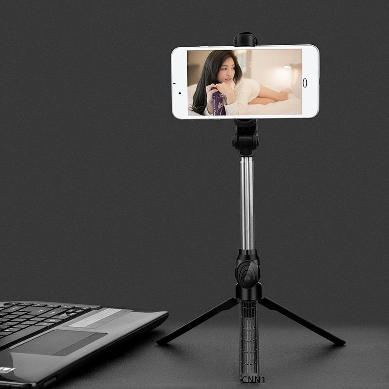 Chân máy đa năng di động thuận lợi nhất Gậy selfie XT10 xoay 360 độ điều khiển từ xa Gậy selfie chân máy trực tiếp