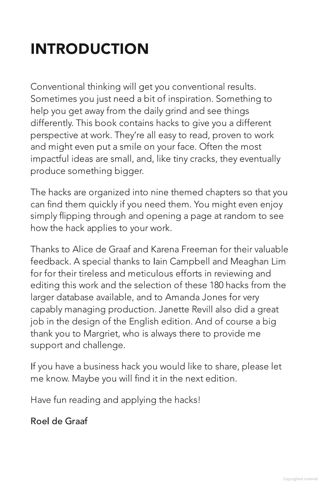 Sách ngoại văn: 180 Business Hacks