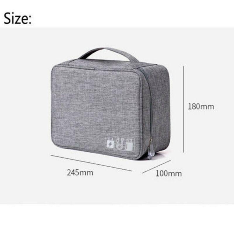 New Large Cosmetic Case Makeup Bag Storage Handle Organizer Travel Kit US