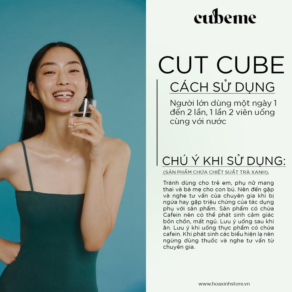 Viên Uống Hỗ Trợ Giảm Cân CUTCUBE Hàn Quốc Sixe 4 và 8 Tuần (4 viên x 28 ngày)