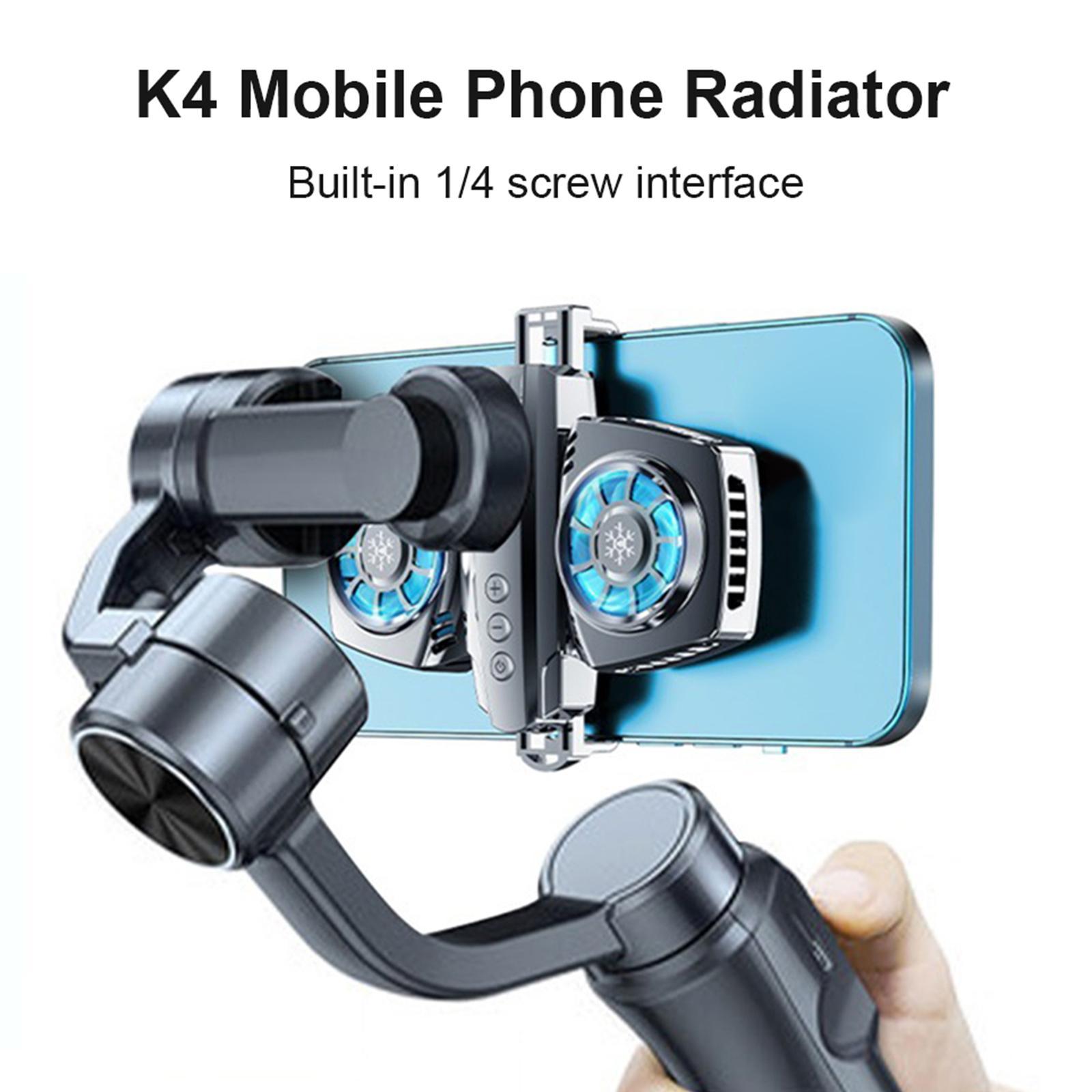 Cell Phone Cooler Semiconductors with RGB Lights Portable Heat Dissipation for