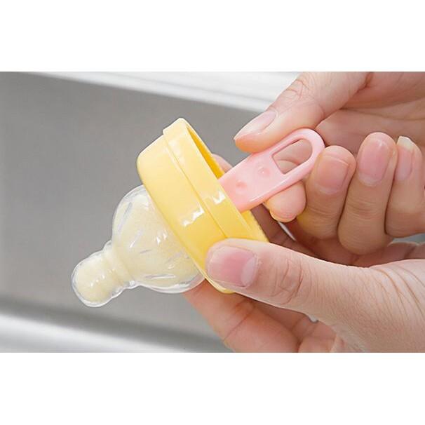 Set 2 Chiếc Cọ Rửa Núm Và Bình Sữa