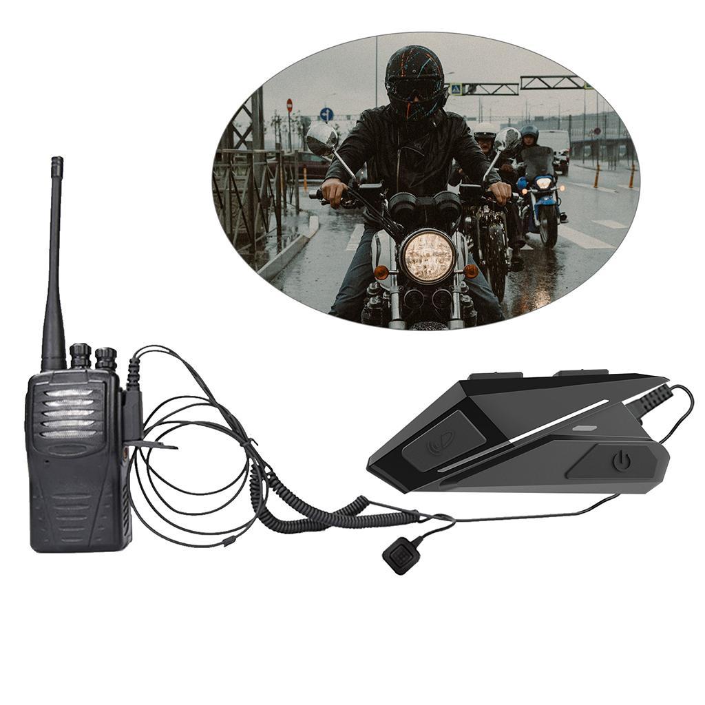 Handsfree Motorcycle Bluetooth Headset 450mAh Battery with FM Radio Skating