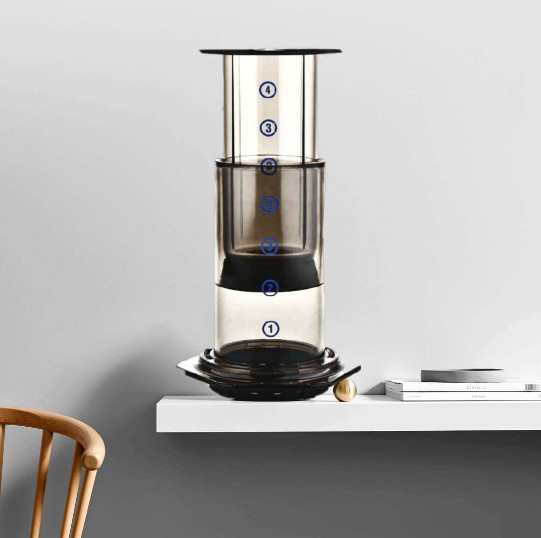 Dụng cụ Pha Cà Phê Nén Kiểu Mỹ Americano AeroPress New Full Set - hàng cao cấp